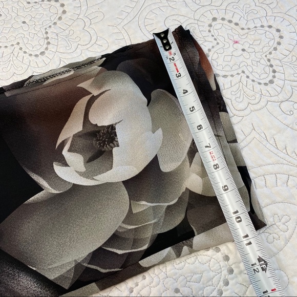 High Waist Wide Leg Floral Sheer Pants - Picture 14 of 14